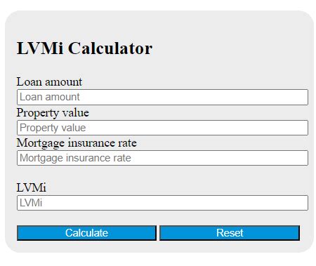 lvmi calculator google search.